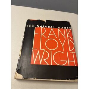 Frank Lloyd Wright The Natural House 1954 Prairie Style Hardcover